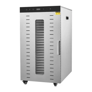 20 Layers Double layer Stainless Steel Food Dehydrator 2000W Household Food Dryer Fruits Vegetables Timing Dehydrating Machine