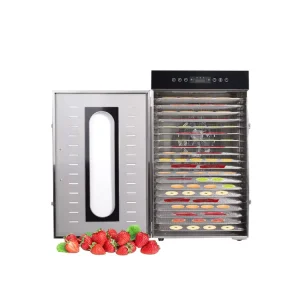 20 Tray Commercial Fruit & Vegetable Dryer Independent Space for Mango Cassava Plantain with Dehydrator Machine for Dry Crops