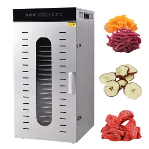 20 Tray Food Dehydrator Sea Dryer Dry Fruit Making Machine