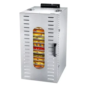 20 Trays Commercial Stainless Steel Food Dehydrator with Automatic Production and High Efficiency for Vegetable and Fruit Drying