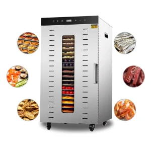 20 Trays Food Dehydrator Stainless Steel Machine 2000W Household Vegetables Fruit Dryer With Digital Timer for Home
