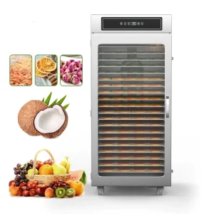 20 Trays Herbs Tomato Garlic Onion Mushroom Jerky Industrial Vegetable Fruit Drier Machine Dehydrator