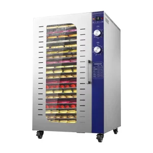 20 Trays Industrial Grade Stainless Steel Commercial Food Dryer with Digital Timer for Jerky Fruit Vegetable Food Dehydrator