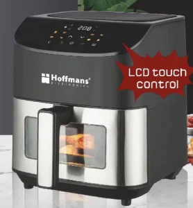 2000W 8L Air Fryer 220V Digital Control Stainless Steel PTFE Non Stick Household Visible Window Oven