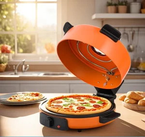 2000W Electric Arabic Bread Maker Household Steak Pan Machine Countertop Pizza Oven With Non stick Bakeware