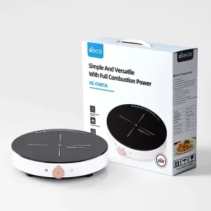 2000W Induction Cooker with Touch and Knob Control Electric Stove Electric Induction Cooktop