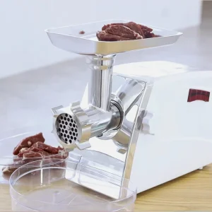 2000W Metal Gear Slicer Vegetable Cutter Multi Function Meat Grinder Machine Household Electrical Mincer Portable