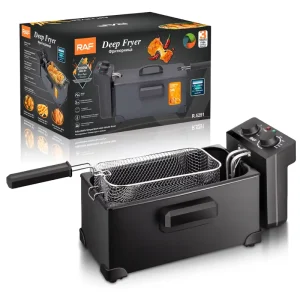 2000W Temperature Control 3L Easy Operation High Efficiency Electrical Deep Fryer
