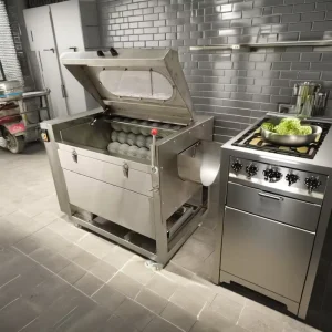 2000kg/h High Efficiency Industrial Vegetable Peeler Washer Commercial Vegetable Washer Kitchen Cleaning Equipment