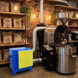2000m3 h Electrostatic Precipitator Coffee Roaster Smoke Filter ESP 98% Oil Fume Purifier Commercial Kitchen Exhaust Cleaner