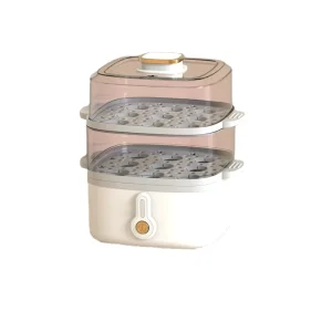 200W Button-Control Electric Steamer Multifunction Household Food Steam Pot Three-Year Warranty Breakfast Machine Coincidentally