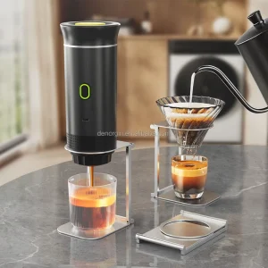 20BAR Cold Hot Brew Coffee Machine Multi-function 3 in 1 Portable Espresso Handheld DG NS Capsule Heat Water Coffee Machine CASE