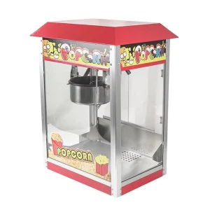 20Kg Popcorn Maker Machine Thermostat New Design Snack Food Resistance Disspenser Gas Bakery High Speed Sugar Cane