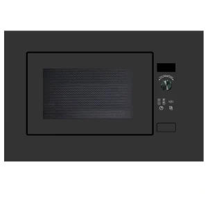 20L 700W Built-in Microwave Oven with Grill Stainless Steel Timer Cooking End Signal 5 Power Level for Home Kitchen MEG50K-9