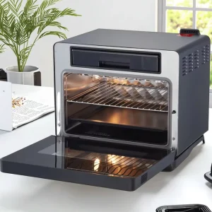 20L Air Fryer Toaster Oven Combo for Large Family 1650W Convection Steam Air Fryer Oven