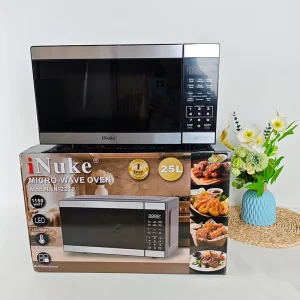 20L Digital Multifunction Smart Microwave Oven with Steam and Grilling Household Use Stainless Steel 5-Level Power Adjustment