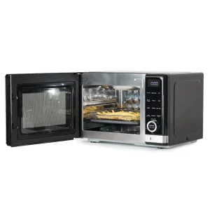 20L Electric 12-in-1 Stainless Steel Kitchen Appliance Household Hotel Grilling 700W Microwave Oven Air