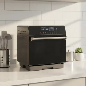 20L Electric Convection Steam Oven Air Fryer Stainless Steel Digital Control Toaster Oven Household Hotel Use Bake