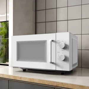 20L Electric Microwave Oven Stainless Steel Countertop True Oven for Household Kitchen Cooking Sterilization