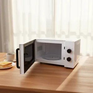 20L High Power 1050W Electric Microwave Oven White Household Kitchen Portable Heating Food True Microwave Function