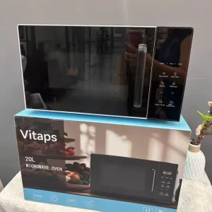 20L Large Capacity Microwave Oven English Panel Simple Touch Screen Control for Household or Hotel Use