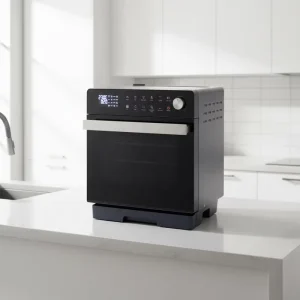20L Multi-Functional Air Fryer Steam Bake Oven Rotisserie Electric Gas Powered Digital Control Metal Housing Household Hotel Use