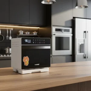 20L Multifunctional Electric Oven Toaster Air Fryer Steam Bake and Pizza Oven for Home or Hotel Use