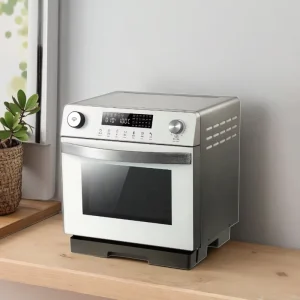 20L Multifunctional Electric Toaster Oven Air Fryer Steam Bake for Household and Hotel Use with Toast and Warm Functionality