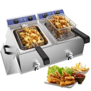20L Table Counter Stainless Steel Electric Commercial Deep Fryer