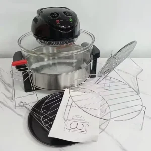 20L Visual Deep Glass Air Fryer Oven Oil Free Household Commercial Air Fryers Oil-Free Hot Deep Air Fryer Halogen Oven