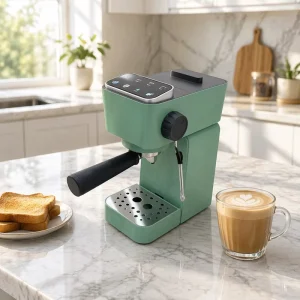 20bar Espresso Machine Integrated Grinder Milk Frother Cold Extraction Touchscreen Control 1300W Household