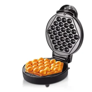 20cm Diameter 1000w Sandwich Maker Automatic Electric Waffle Bowl Maker Home Non Stick Mini Bowl Waffle Maker