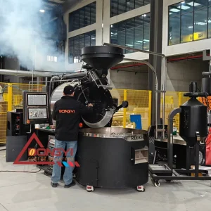 20kg 30kg Fully Automatic Coffee Roaster Dual Computer Controller Coffee Bean Roasting Machine