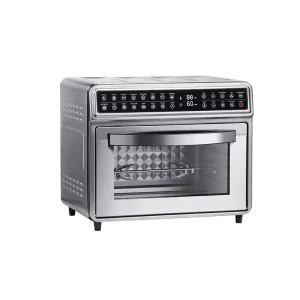 22 Liter Stainless Steel Electric Air Fryer Oven Multipurpose 10 in 1 Oil Free Deep Fryer Machine Household Freidora
