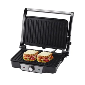 2200W With Thermostat 180 Degree Kitchen Panini Maker Electric Grills & Electric Griddles