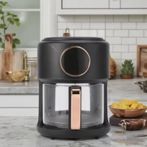 220V 1000W Intelligent Home Oven Export Manufacturers Fully Automatic Touch Electric Frying Pan Air Fryer 6L