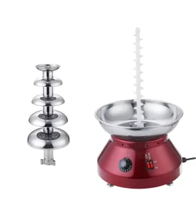 220V/110V Electric Chocolate Fountain Spray Machine Chocolate Fountain Tap with Temperature Control