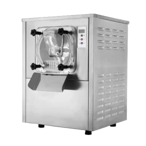 220V Commercial Desktop Hard Ice Cream Maker 20L/H 1400W Benchtop Batch Freezer