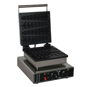 220V Commercial Lolly Waffle Stick Maker Christmas Tree-Shaped Egg Muffin Waffle Machine Stainless Steel High