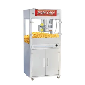 220V Commercial Popcorn Maker Stainless Steel High Capacity