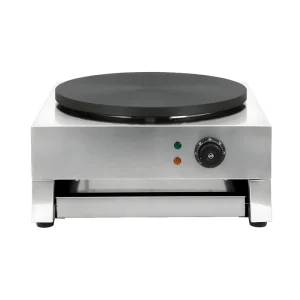 220V Commercial Stainless Steel Electric Crepe Maker Single Plate 3000W Non Stick Coating Pancake Machine for Hotel