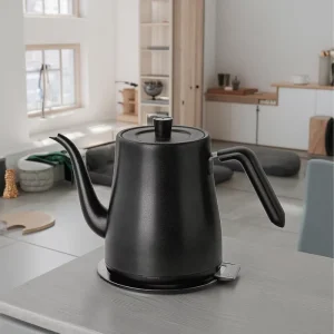 220V Electric Kettle Double Layer EU Plug Constant Temperature Heating System Auto Shutoff for Home