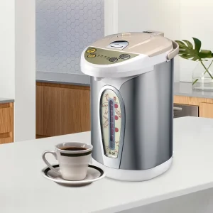 220V Large Capacity 6L Stainless Steel Electric Air Pot Tea & Coffee Vacuum Kettle Thermo Pot for Household Use