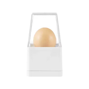 220V Mini Electric Egg Cooker Single Egg Steamer Boiler Automatic Power Off Anti Dry Burning Breakfast Machine Plastic Egg Tools