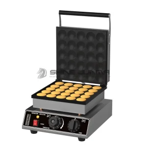 220V Stainless Steel Dutch Pancake Machine Nonstick Electric Pancake Maker Commercial Mini Pancake Maker