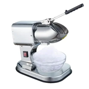 220V Stainless Steel Electric Ice Shaver Machine New Condition Snow Cone Maker Crusher Shaved Ice Machine
