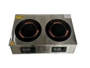 220V Stainless Steel Induction Cooker Commercial Kitchen Equipment with Flat Stove