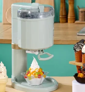 220v Ice Cream Machine Fully Automatic Mini Fruit Ice Cream Maker for Home Electric Diy Kitchen Homemade Cream Makers for Kids