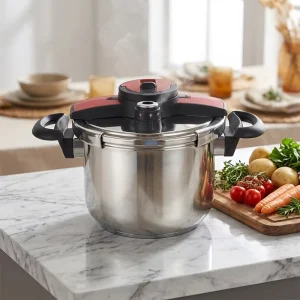 22cm 4L 5L 6L 7L 8L 9L 10L Capacity with 3 ply Base Stainless Steel Pressure Cooker Multifunctional Induction Pot