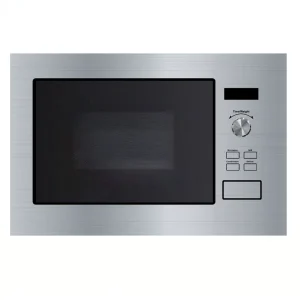 23L 800W Built in Microwave Oven with Grill 5 Power Level Timer Defrost Cooking End Signal for Home Kitchen MEG539(RBI)